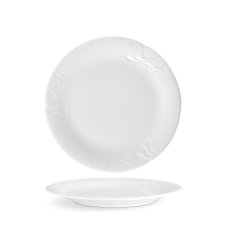 Talíř mělký, bílý, 24,7 cm, Melodie