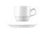 Šálek s podšálkem, bílý, 110 ml, Mirabell 