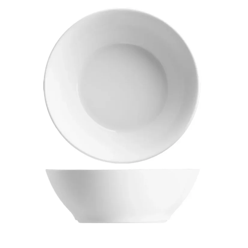 Bílá porcelánová mísa Daisy, průměr 23 cm