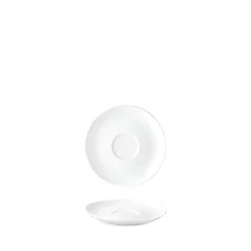 Bílý porcelánový podšálek Isabelle, 14 cm