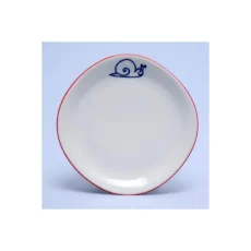 Talíř dezertní - šnek, 19 cm, Dětský dekor Kamarádi Talíř dezertní - šnek, 19 cm, Dětský dekor Kamarádi