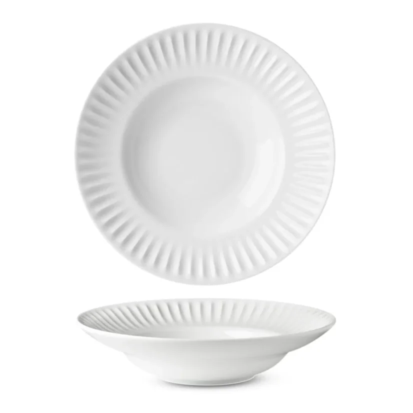 Talíř hluboký, bílý, 26 cm, Ribby 