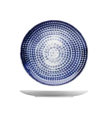 Talíř dezertní "coup", modrý dekor, 16 cm, Points 