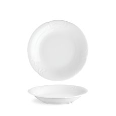 Talíř hluboký, bílý, 21,9 cm, Melodie