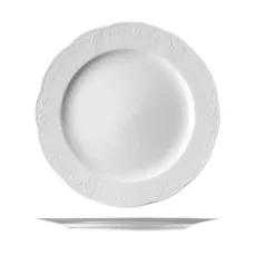 Talíř mělký, bílý, 25 cm, Bellevue 