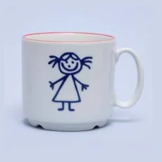 Šálek - holčička, 250 ml, Dětský dekor Kamarádi 