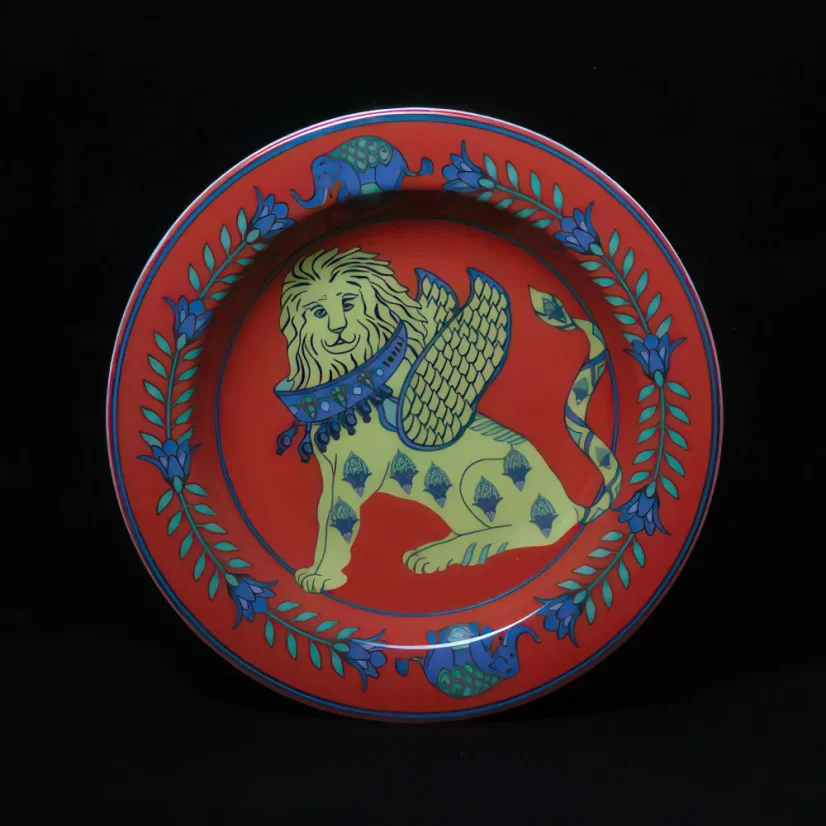 Talíř hluboký, Leoninus, červený 22 cm, Bopla! Talíř hluboký, Leoninus, červený 22 cm, Bopla!