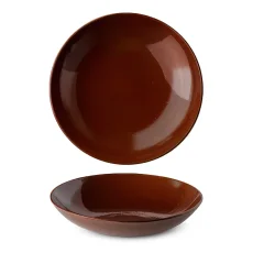 Talíř hluboký, hnědý, 26 cm, Lifestyle 