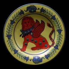 Talíř hluboký, Leoninus, žlutý, 22 cm, Bopla!