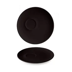Podšálek excentrický, černý, 16 cm, Le choco Podšálek excentrický, černý, 16 cm, Le choco