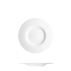 Talíř dezertní se širokým okrajem, bílý, 17 cm Talíř dezertní se širokým okrajem, bílý, 17 cm
