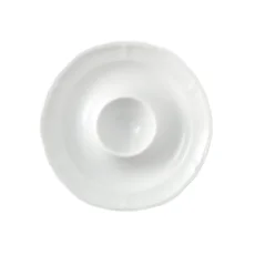 Kalíšek na vejce, bílý, 13,3 cm, Baroque