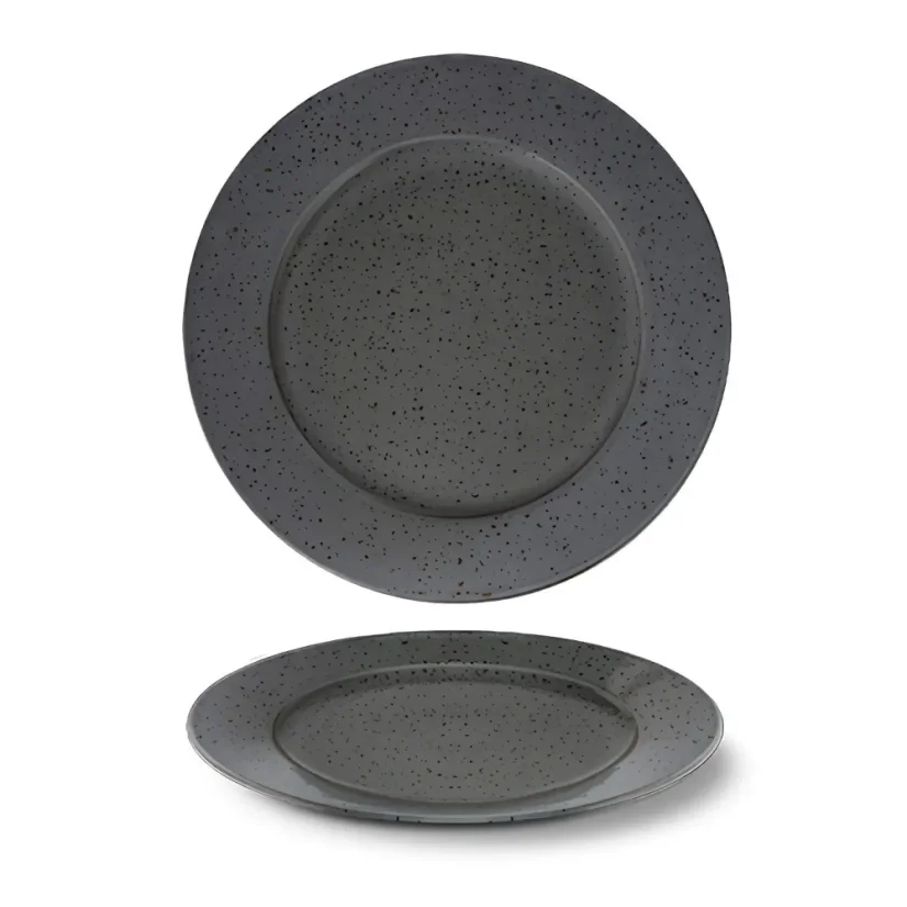 Talíř mělký, černý, 28 cm, Lifestyle Talíř mělký, černý, 28 cm, Lifestyle