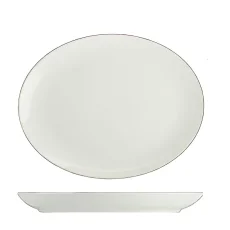 Podnos oválný, krémový, 28 cm, Le choco 