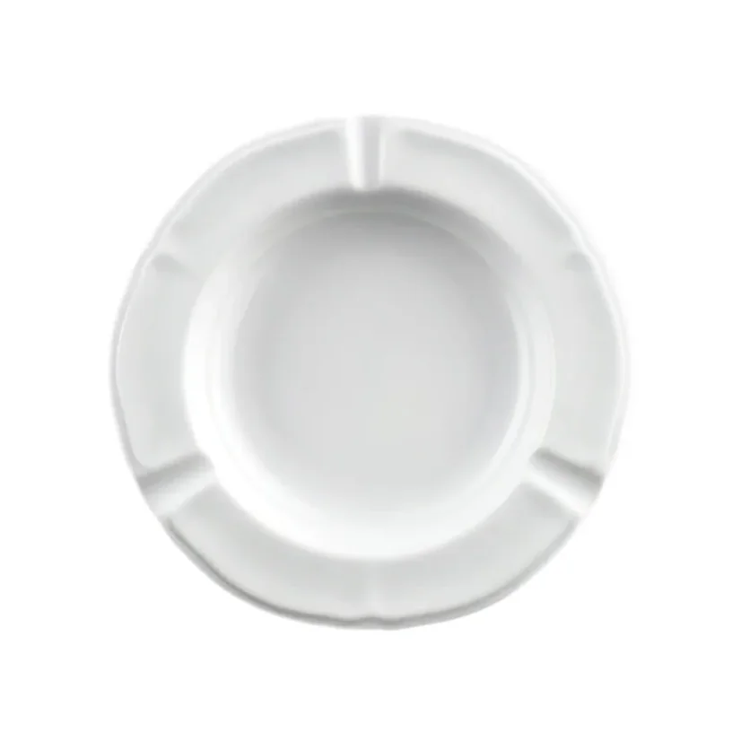Popelník, bílý, 13,2 cm, Baroque Popelník, bílý, 13,2 cm, Baroque