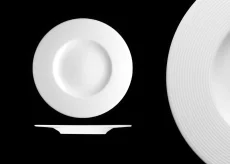 Talíř dezertní, bílý, 17 cm, Gramofon 