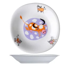 Talíř hluboký, 22 cm, Dětský dekor Karla 