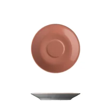 Podšálek k espresso šálku Daisy, lososová barva, průměr 12 cm
