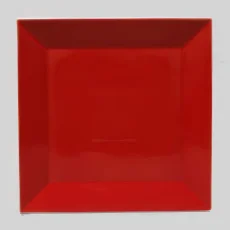 Talíř mělký, hranatý, červený, 27,2 cm, Actual Talíř mělký, hranatý, červený, 27,2 cm, Actual
