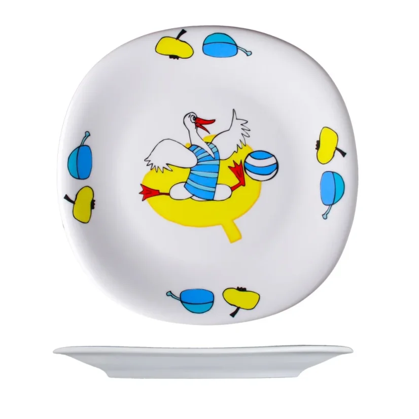 Talíř dezertní, 22 cm, Dětský dekor Gabi 