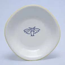 Talíř hluboký - netopýr, žlutá linka, 22 cm, Dětský dekor Kamarádi Talíř hluboký - netopýr, žlutá linka, 22 cm, Dětský dekor Kamarádi