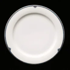 Talíř mělký, barevný lem, 25 cm, Charleston 