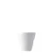 Bílý šálek bez ouška ze soupravy Basic, 90 ml.