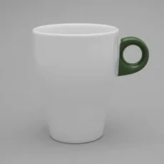 Šálek tmavězelené ouško, 280 ml, Gino 