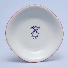 Talíř hluboký - holčička, 22 cm, Dětský dekor Kamarádi Talíř hluboký - holčička, 22 cm, Dětský dekor Kamarádi