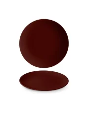 Talíř mělký, hnědý, 21 cm, Le choco 