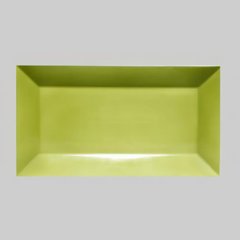 Podnos hranatý, světlezelený, 33,4x18,2 cm, Actual 