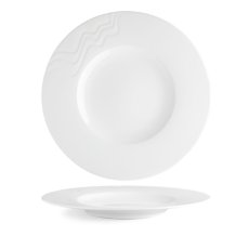 Talíř mělký, bílý, 29 cm, Melodie