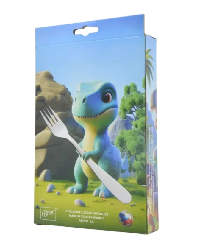Dětské příbory, 3 ks, DINO