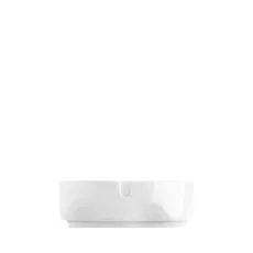 Popelník s výřezy, bílý, 10,3 cm, Melodie 