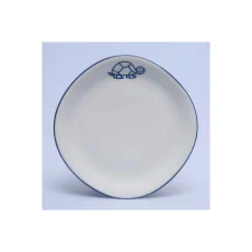 Talíř dezertní - želva, 19 cm, Dětský dekor Kamarádi 