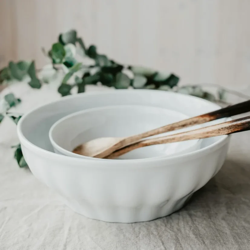 Porcelánová mísa bílá, 22 cm