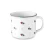 Retro hrnek, červené kvítky, 400 ml, Retro mugs 