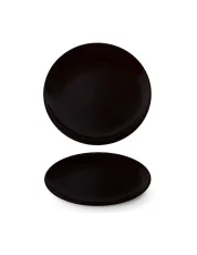 Talíř dezertní, černý, 21 cm, Le choco 