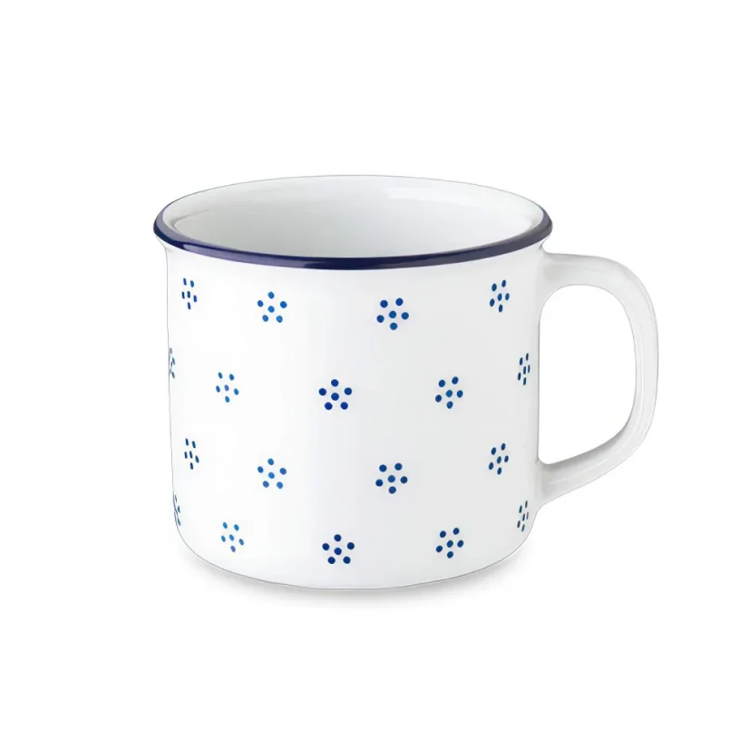 Retro hrnek, modré kytičky, 400 ml, Retro mugs Retro hrnek, modré kytičky, 400 ml, Retro mugs