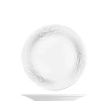 Talíř dezertní, bílý, 17 cm, Melodie