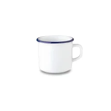 Retro hrnek, modrý lem, 90 ml, Retro mugs Retro hrnek, modrý lem, 90 ml, Retro mugs