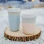 Dvoustěnný hrnek, sky blue, 300 ml, Double wall cups Dvoustěnný hrnek, sky blue, 300 ml, Double wall cups