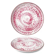Mělký talíř, červený, 29 cm, Optimo hand painted Mělký talíř, červený, 29 cm, Optimo hand painted