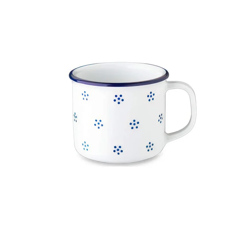 Retro hrnek, modré kytičky, 210 ml, Retro mugs Retro hrnek, modré kytičky, 210 ml, Retro mugs