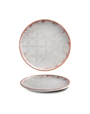 Dezertní talíř, okrový rim, 20 cm, Mosaic Dezertní talíř, okrový rim, 20 cm, Mosaic