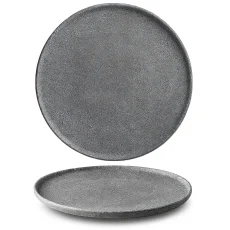 Talíř mělký, tmavě šedý, 29 cm, Granit 
