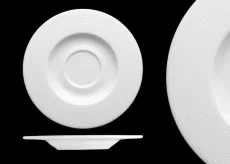 Podšálek, bílý, 17 cm, Gramofon 