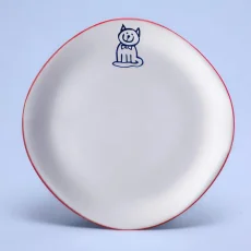 Talíř dezertní - kočička, 19 cm, Dětský dekor Kamarádi Talíř dezertní - kočička, 19 cm, Dětský dekor Kamarádi