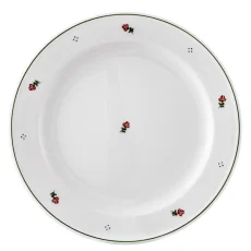 Talíř mělký, červené kvítky, 26 cm, Josefine Talíř mělký, červené kvítky, 26 cm, Josefine