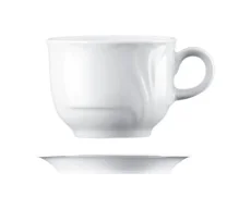 Šálek s podšálkem, bílý, 230 ml, Désirée Šálek s podšálkem, bílý, 230 ml, Désirée